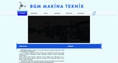 Desktop Screenshot of bgmteknik.com
