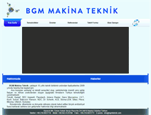 Tablet Screenshot of bgmteknik.com
